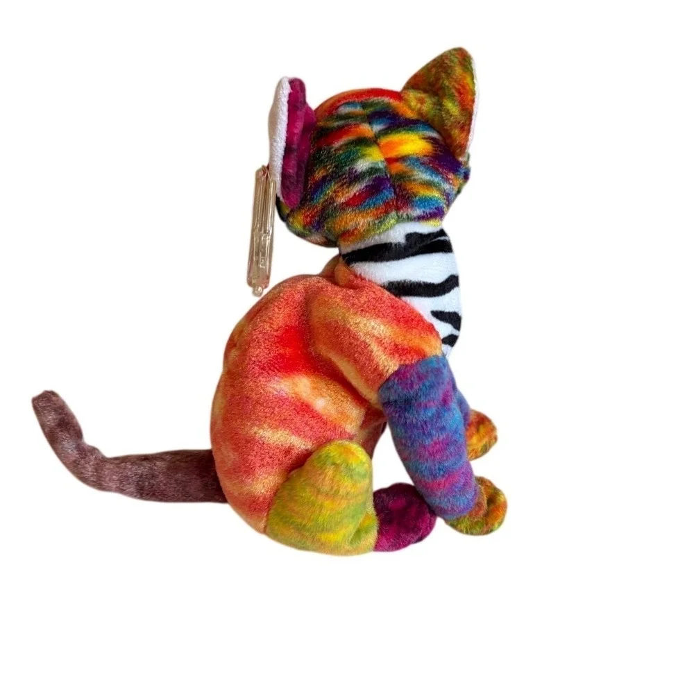 Ty Beanie Baby Kaleidoscope the Cat Multi Color Tie DO NOT‎ BUY